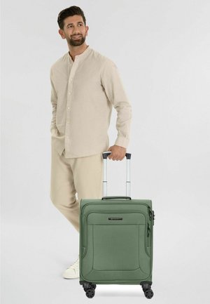 FRANKY, MELBOURNE 3.0 4-ROLLEN KABINENTROLLEY 55 CM  UNISEX - Valise à roulettes - olive