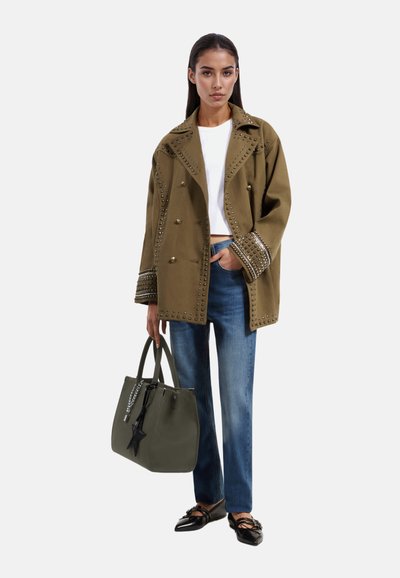 The Kooples Abrigo corto - kaki