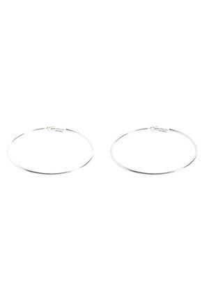 OVERSIZED HOOP EARRINGS - Ohrringe - silver coloured