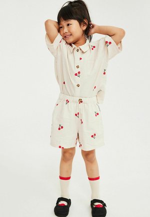 Minories, CHERRY DESIGN 2-PIECE SET - Shorts - beige