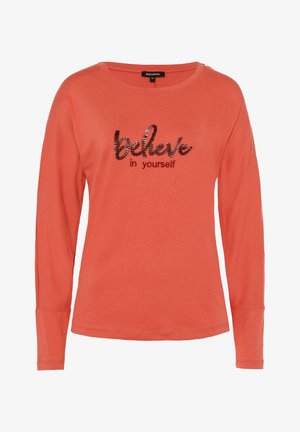 Top s dlouhým rukávem - orange