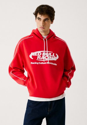 Red Bull Racing x Pepe Jeans LOGO PIPING - Sweatshirt - mars red