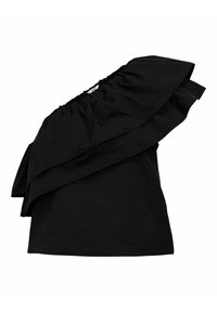 ONE-SHOULDER - Bluse - black