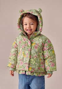 Next REGULAR FIT - SHOWER RESISTANT FRILL HEM PADDED - Giacca invernale - green floral