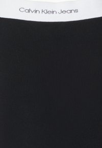 Calvin Klein Jeans CONTRAST WAISTBAND SKIRT - Minissaia - black