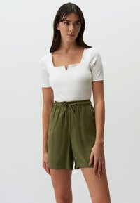 Jimmy Key HIGH WAIST - Shorts - khaki