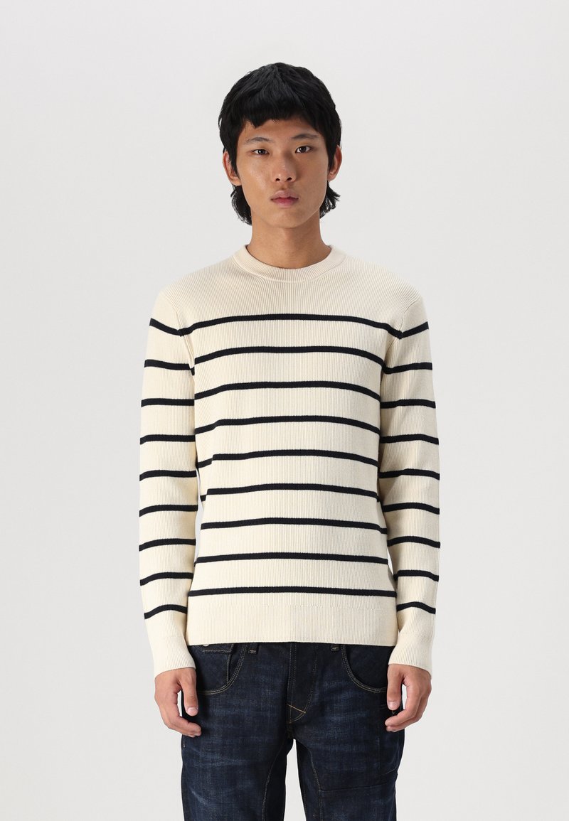 Only & Sons ONSPHIL CREW - Strickpullover - antique white