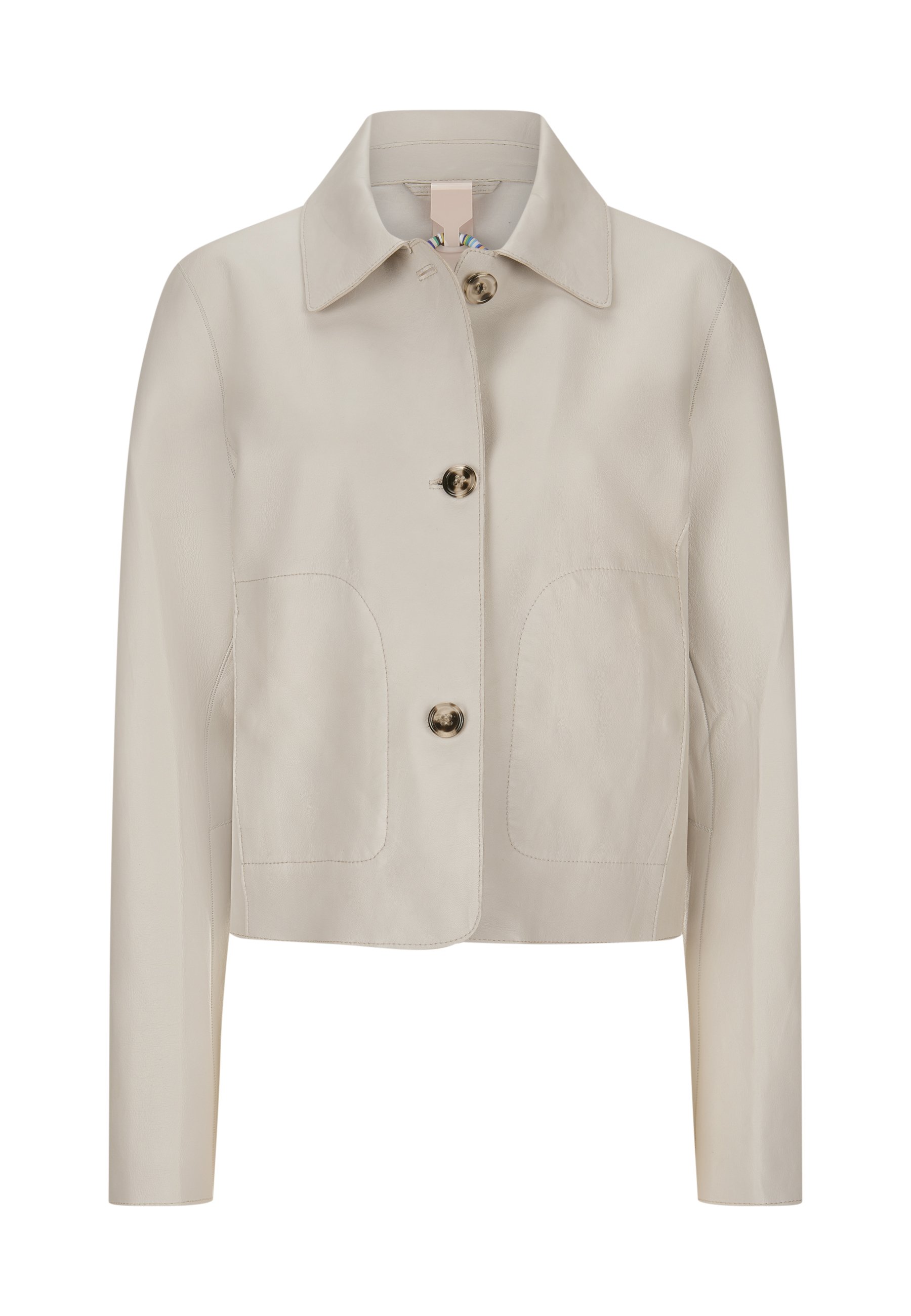 Lederjacke Bikerjacke Creme Lederjacke Creme Damen Rich Royal