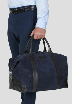 Howard London, WEEKEND BAG STEVEN SUEDE NAVY - Bolsa de fin de semana - navy