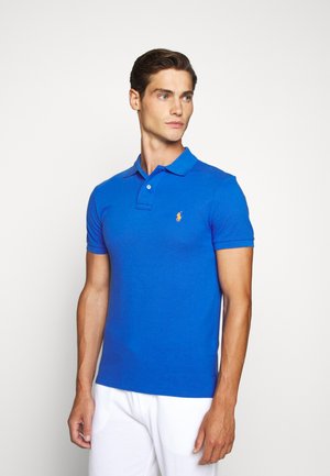 SLIM FIT MESH POLO SHIRT - Polo - new iris blue