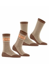 Esprit Scandi 2-Pack - Chaussettes - rosewood