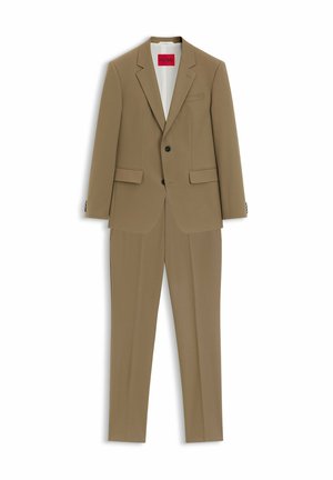 HUGO, SET - Jakkesæt - beige melange eight