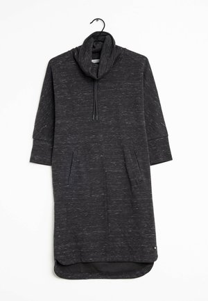 Stickad klänning - black