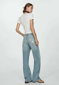 Mango Džínsy s rovným strihom - blue