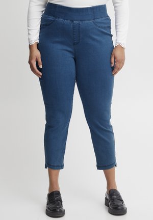 FPMALLY - Slimfit džínsy - simple blue denim
