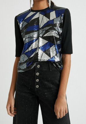 Camiseta estampada - blue