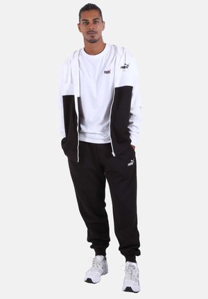 HOODED SET - Chándal - screziato mottled black