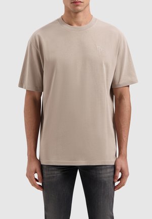 LOOSE FIT CREWNECK  - Basic T-shirt - taupe