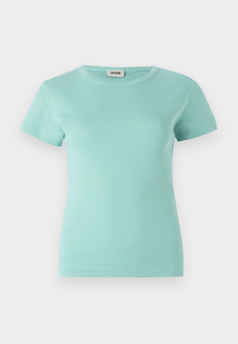 drykorn T-shirt basic lichtgroen