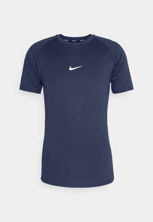 Nike Performance TIGHT - Športne majice - obsidian/white