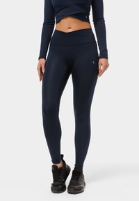 Carpatree CROSSOVER HIGHWAIST  - Punčochy - blue