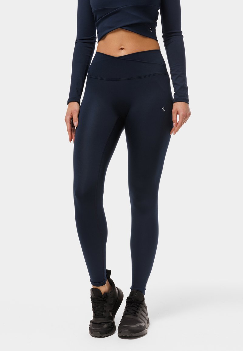 Carpatree CROSSOVER HIGHWAIST  - Punčochy - blue