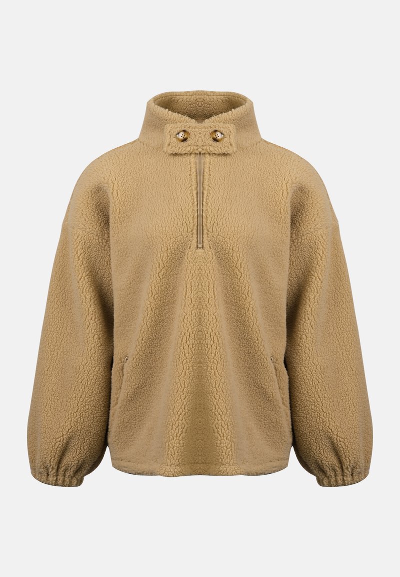 Even&Odd Fleece trui bruin