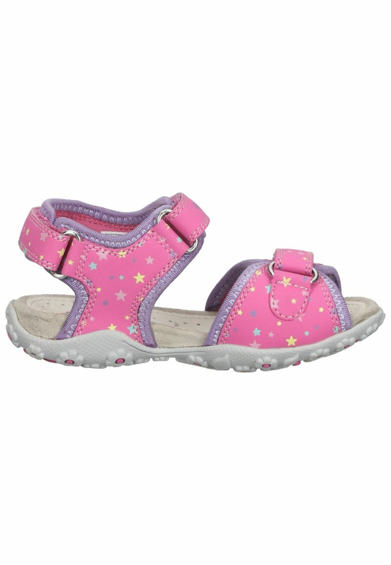 Kinder Riemchensandalen | Geox Trekkingsandale fuchsia lilac/pink - HG55292 Kinder Riemchensandalen | Geox Trekkingsandale fuchsia lilac/pink - HG55292
