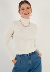 LELA REGULAR FIT - Maglione - ecru
