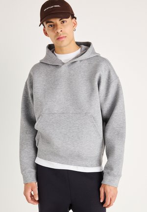 SIMON HOODIE - Hoodie - grey melange