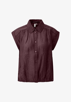 QS, BLUSE - Chemisier - bordeaux