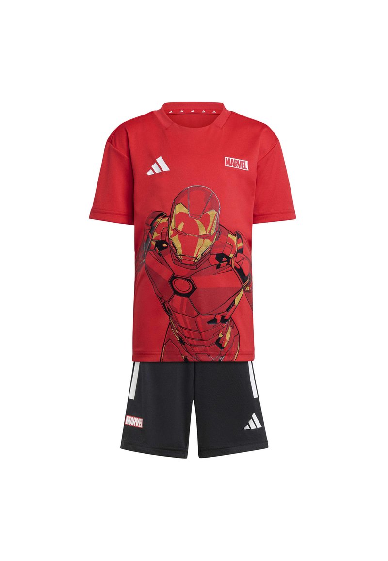 adidas Sportswear - MARVEL IRON MAN KIDS - Tracksuit - pure ruby   white, Enlarge