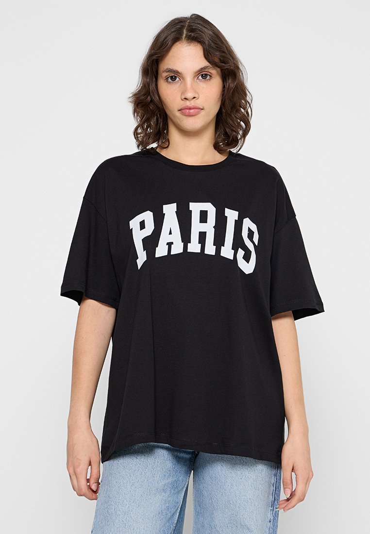 DeFacto T-shirt print zwart