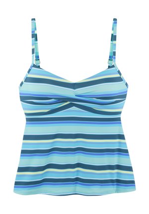 BÜGEL - Bikini top - türkis bedruckt