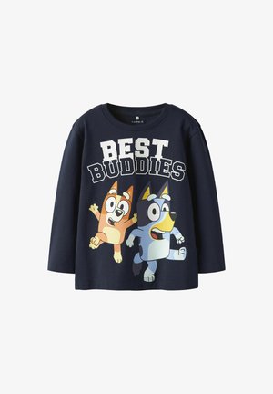 OBERTEIL MIT LANGEN ÄRMELN - T-shirt à manches longues - navy blazer