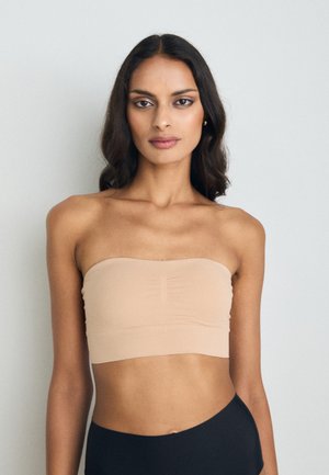 Lindex SEAMLESS BANDEAU - Bustino - beige