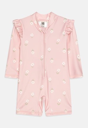 SUNPROTECTION WITH FRILL - Badeanzug - light dusty pink