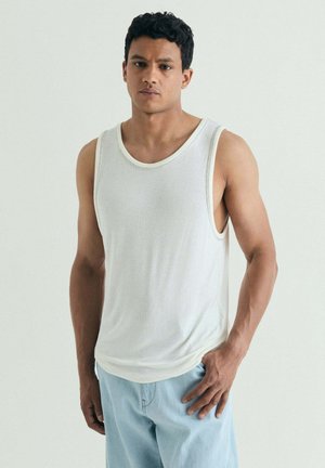 Scalpers, SCALPERS RESORT TANKTOP TEE - Top - off white