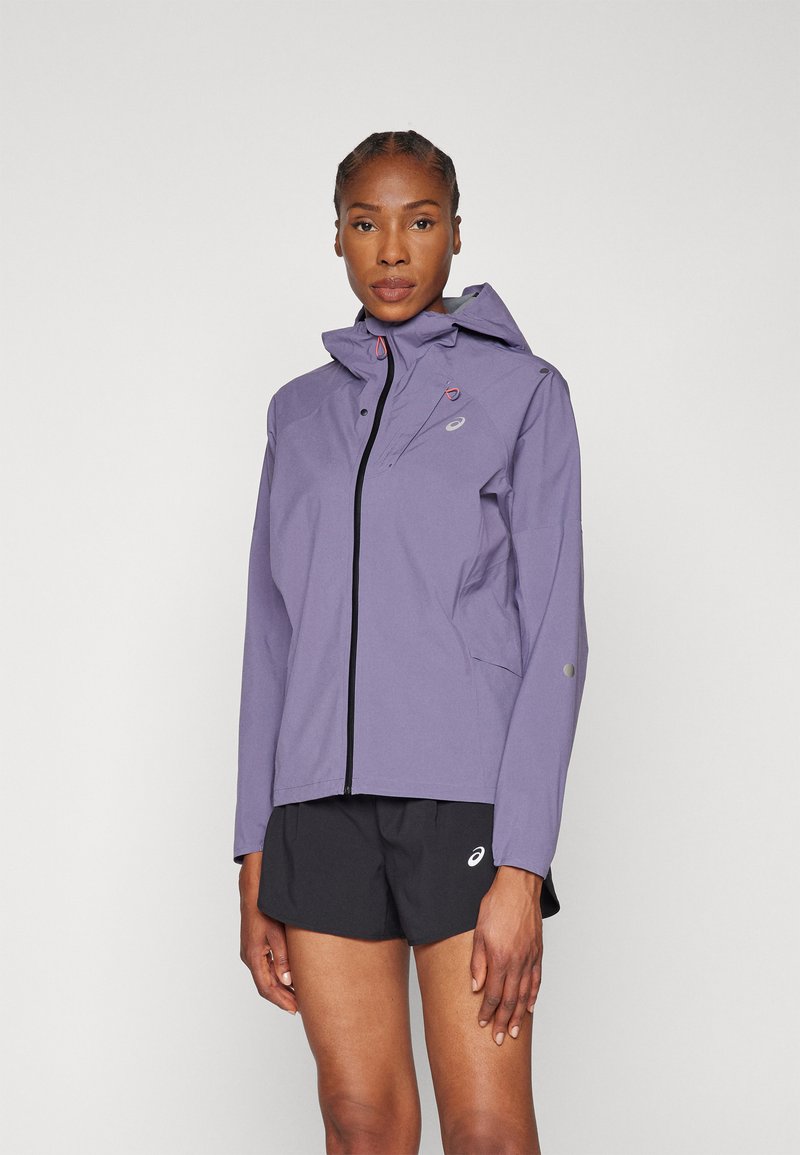 ASICS - METARUN WATERPROOF JACKET - Impermeable - greyish purple, Ampliar