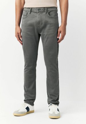 COMFORT STRETCH - Jeans Straight Leg - grey charcoal