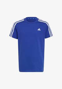 Seleccionado, semi lucid blue/white