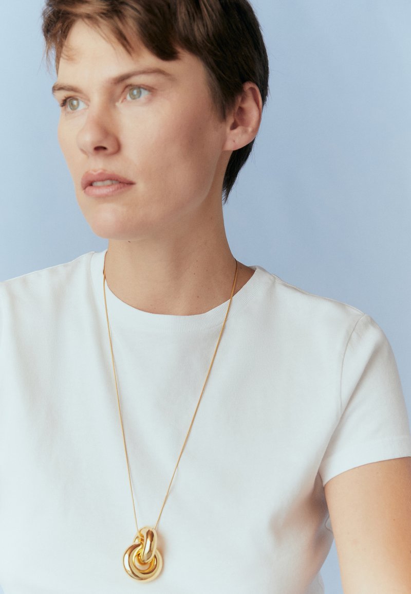 Agolde ADINE SHRUNKEN - T-shirt basique - white