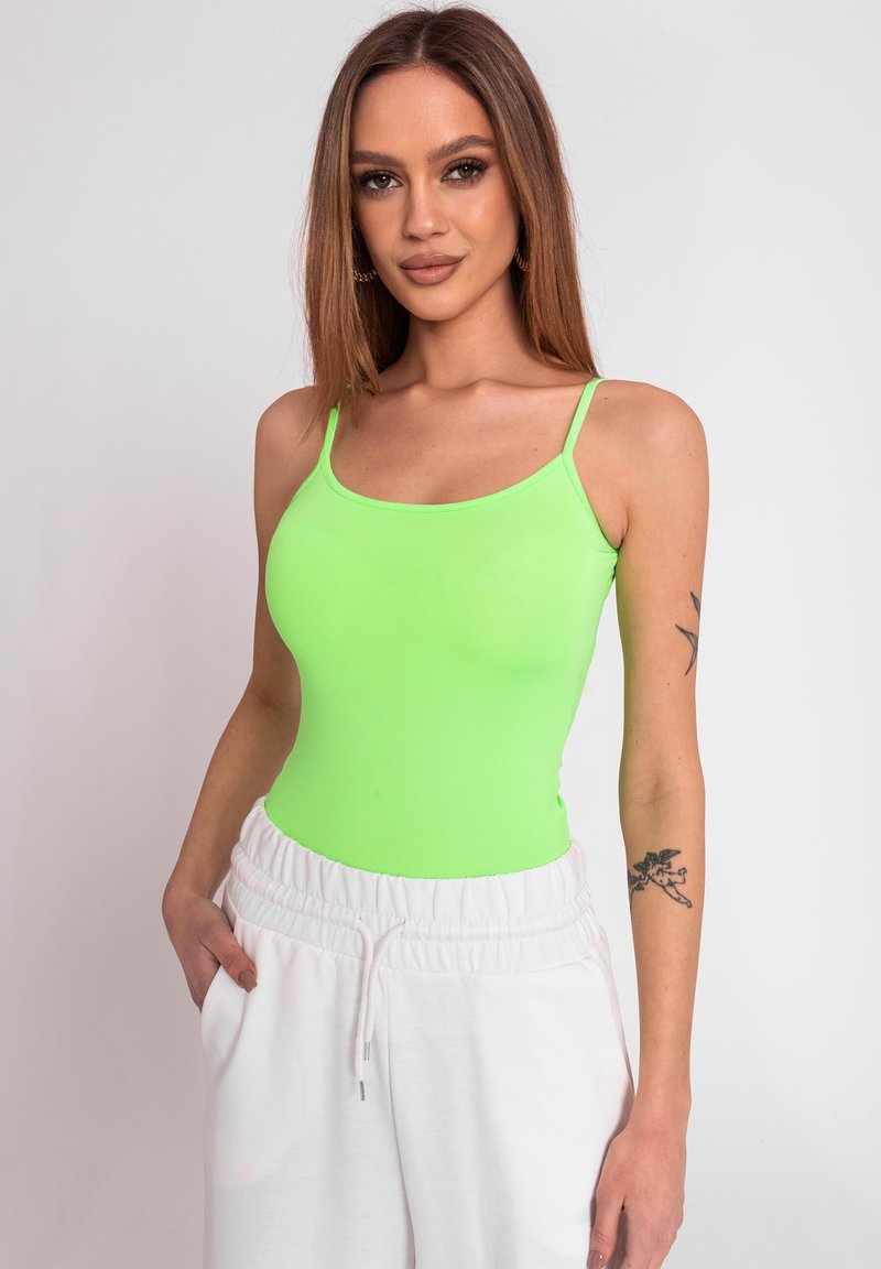 A2Z 4 Kinderen Top Ragazza Con Stampa Selfie - Neon Green, Taglia 13 - Moda Teen In 95% Poliestere 5% Elastan