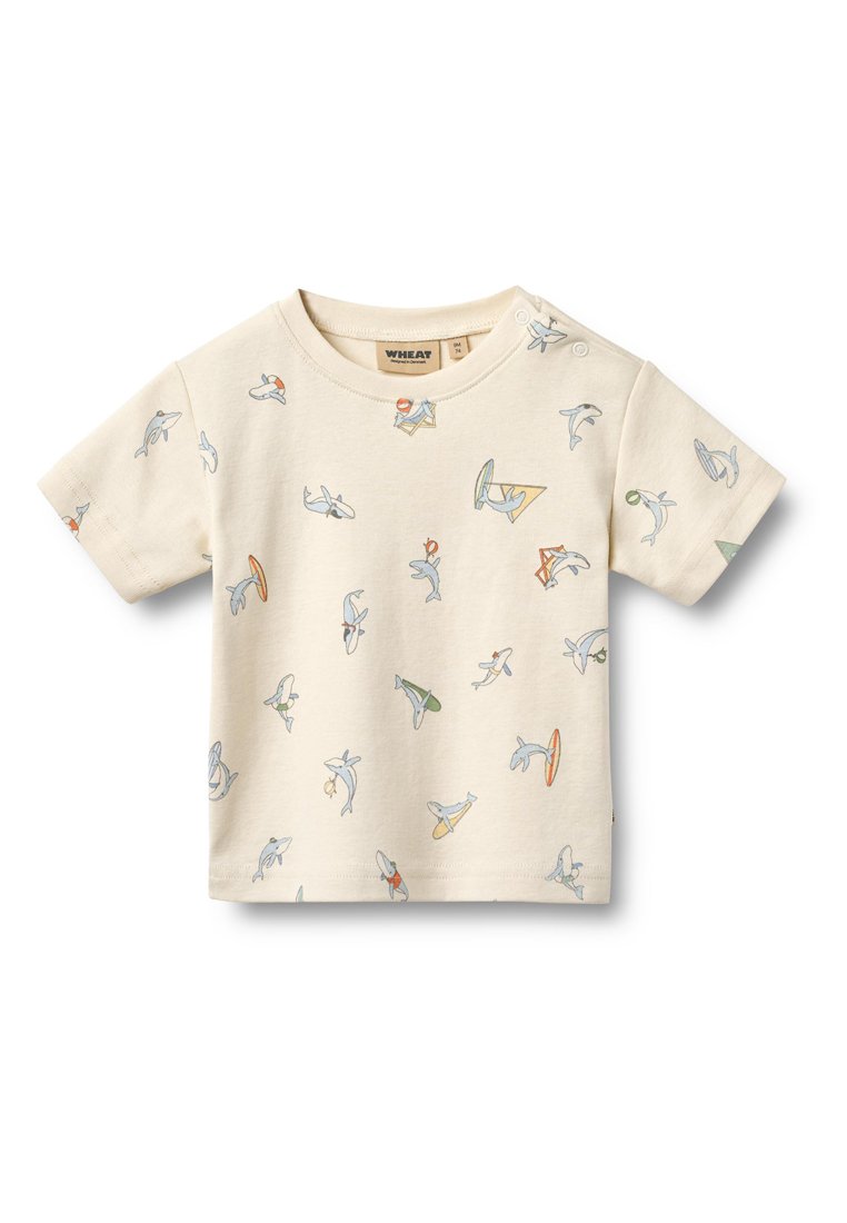 Wheat T-shirt print meerkleurig