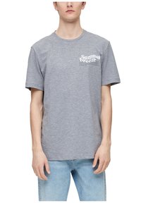 s.Oliver T-shirt print - schiefergrau