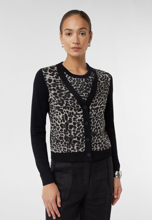 Strickjacke - schwarz