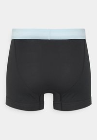 Calvin Klein Underwear TRUNK 3 PACK COTTON STRETCH - Cuecas boxer - b rain dance/black/ivory