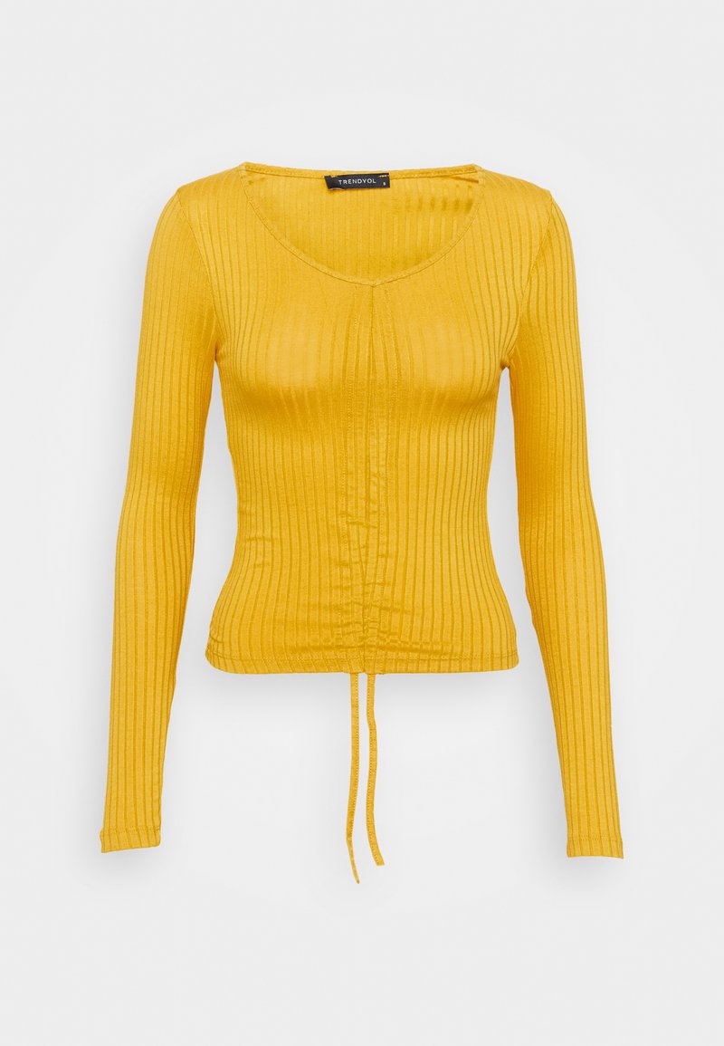 Trendyol Longsleeve mosterdgeel