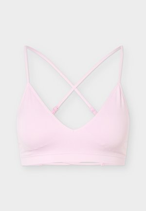 ICANIWILL, SMOOTH SEAMLESS STRAPPY BRA - Αθλητικό σουτιέν ελαφριάς στήριξης - lady pink