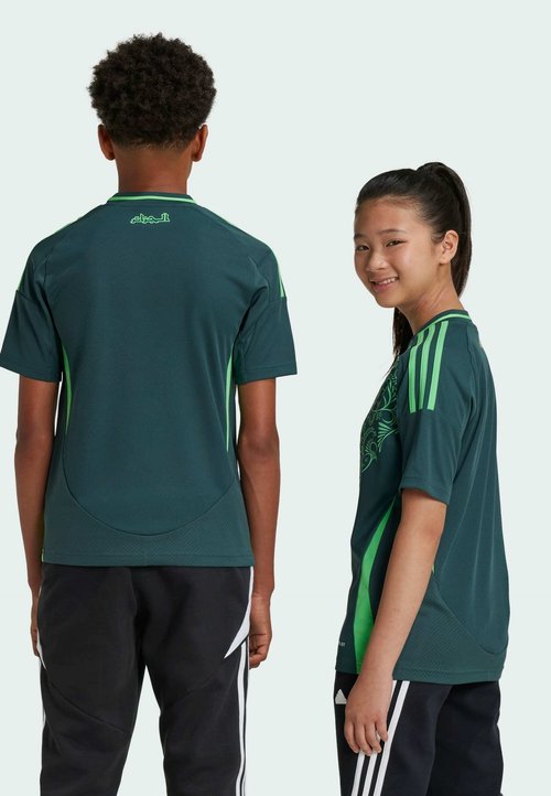 adidas ALGERIA 24 AWAY KIDS - Camiseta estampada - mineral green — foto 2